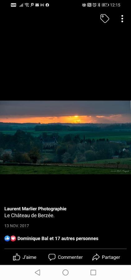 Maison D'Hote Les Notes Endormies Suite Le Refuge Walcourt ภายนอก รูปภาพ