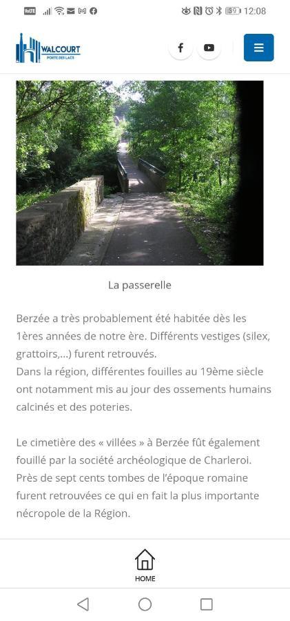 Maison D'Hote Les Notes Endormies Suite Le Refuge Walcourt ภายนอก รูปภาพ