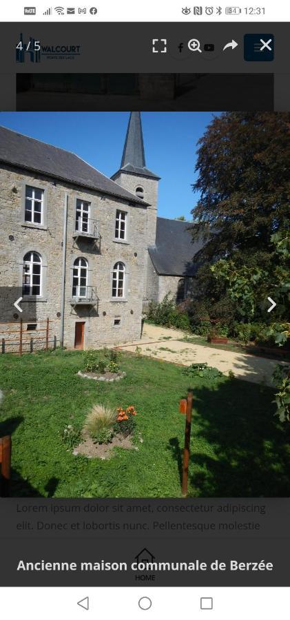Maison D'Hote Les Notes Endormies Suite Le Refuge Walcourt ภายนอก รูปภาพ