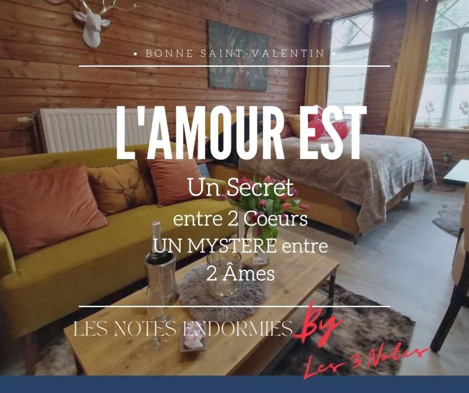 Maison D'Hote Les Notes Endormies Suite Le Refuge Walcourt ภายนอก รูปภาพ